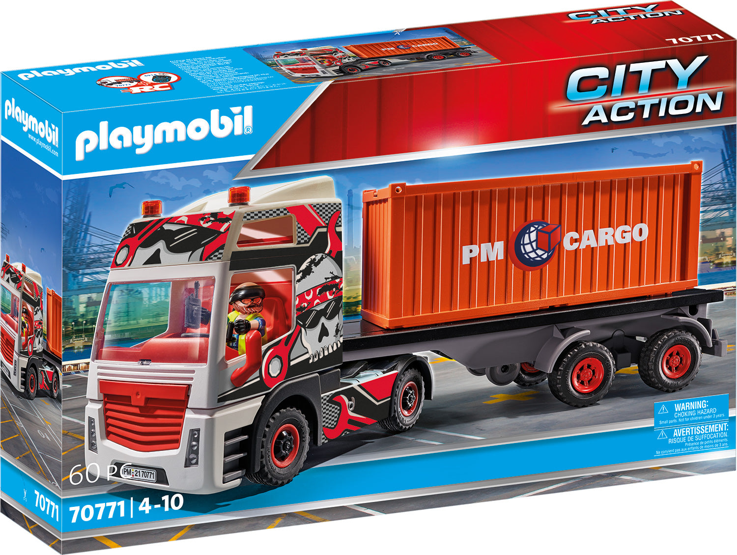 Playmobil Camion benne 1.2.3 - 70126